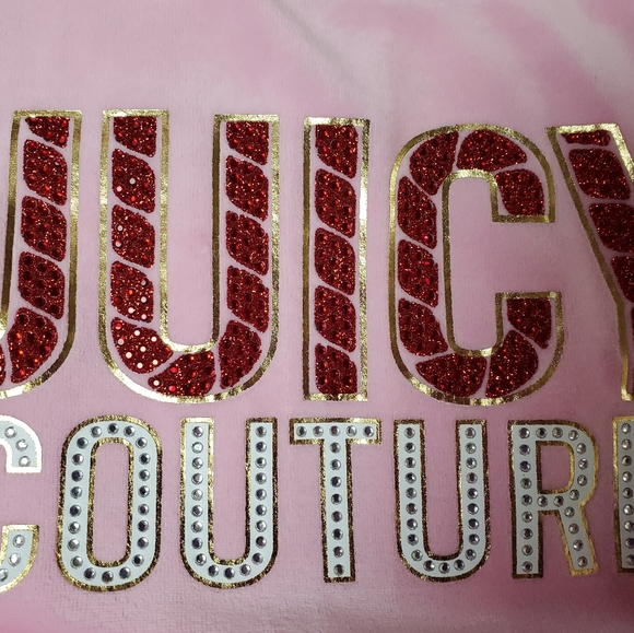 Juicy Couture Pink Velour Tracksuit Jogger Set - Picture 5 of 8
